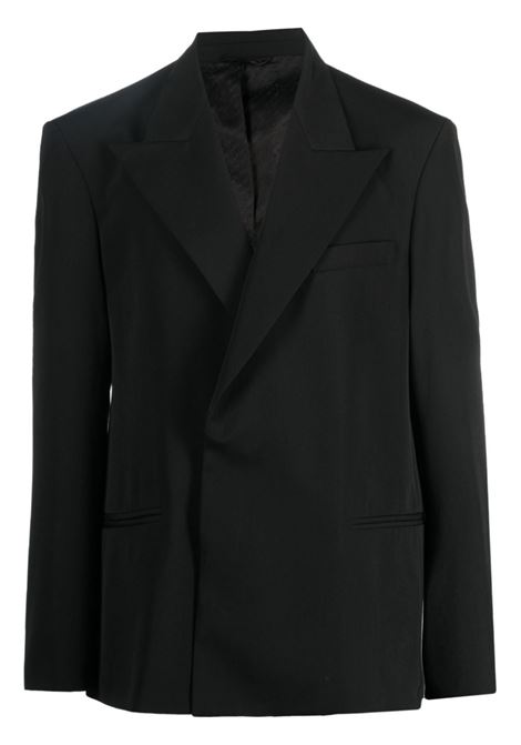 Blazer doppiopetto in nero Acne Studios - uomo